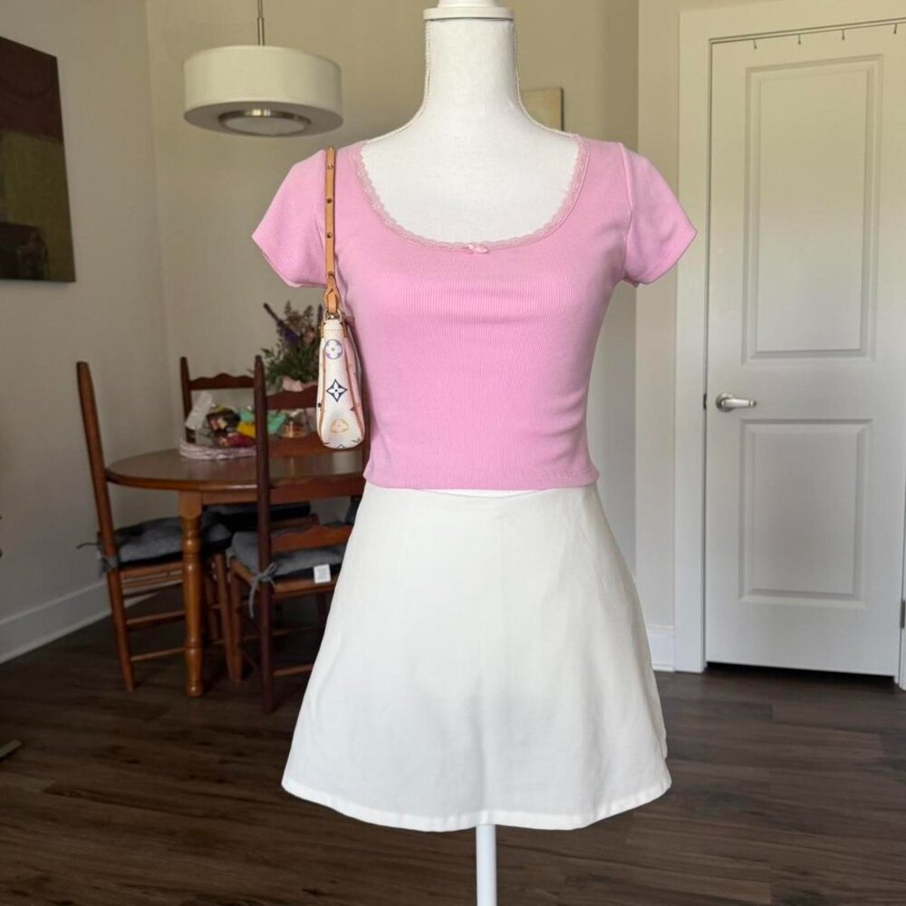 Pink Coquette Crop Top